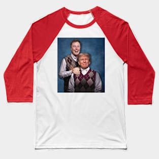 Donald Trump and Elon Musk - Stepbrothers Baseball T-Shirt